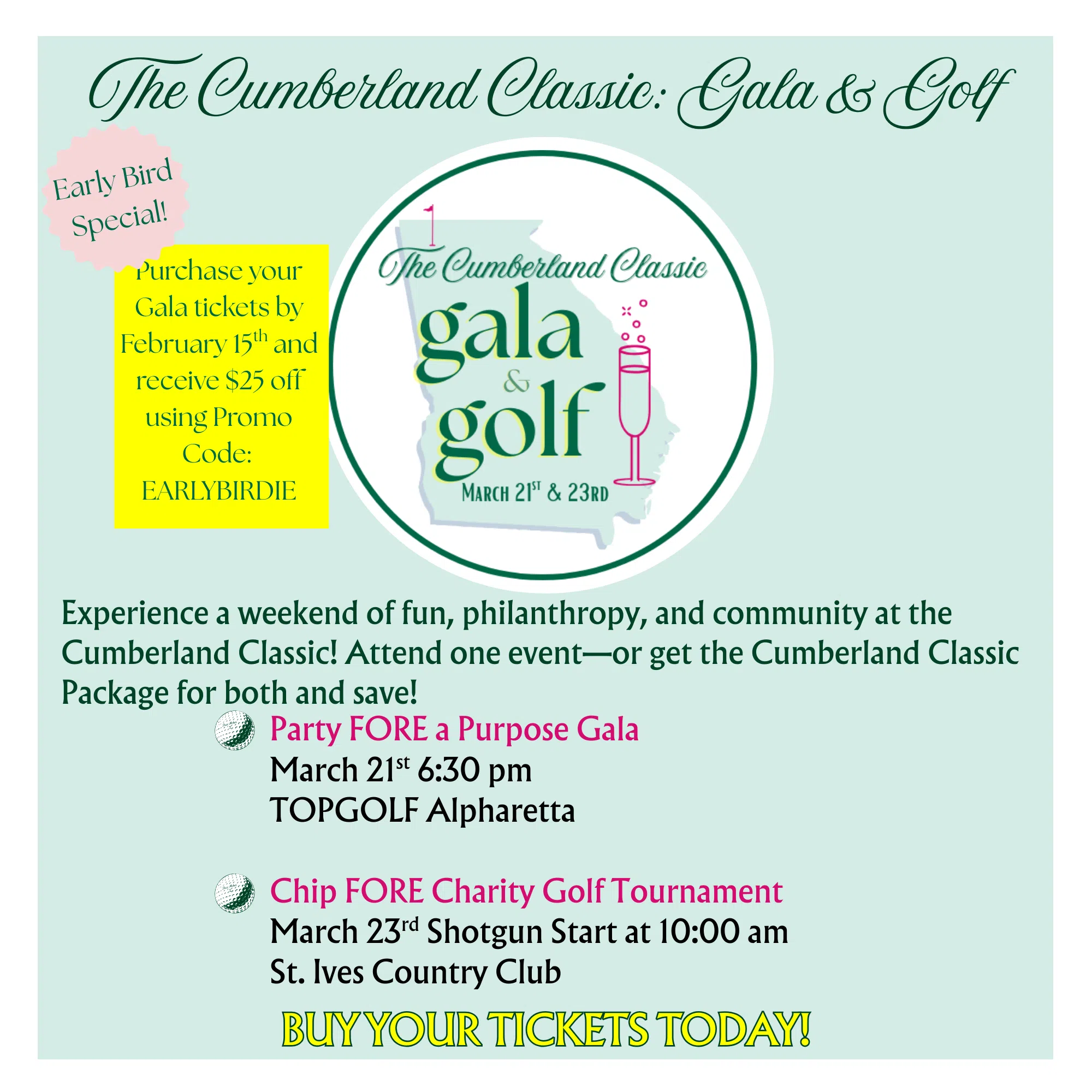Gala and golf